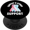 Group B Strep Shirts. Maglia di sostegno Strep Gruppo B - Mese di sensibilizzazione Strep Gruppo B PopSockets PopGrip Adesivo