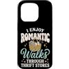 Negozio Dell'usato Acquisti Di Seconda M Custodia per iPhone 15 Pro I Enjoy Romantic Walks Through Thrift Stores Vintage