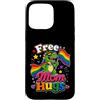 Proud Ally Free Mom Hugs Dinosaur Tees C Custodia per iPhone 15 Pro Max Gratis Mom Hugs LGBTQIA+Ally Pride Month Dinosaur