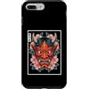Hannya Oni By Tokyo-Waves Custodia per iPhone 7 Plus/8 Plus Hannya Oni Mask Devil Yokai - Maschera giapponese con tatuaggio demone