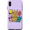 cranberrysky retro Custodia per iPhone XS Max Retro Gaming Music Lover Vintage Take Me Back to the 90s