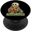 pumpkin car skeleton rider funny Hallowe Ruote Pumpkin Skeleton Rider PopSockets PopGrip Adesivo