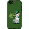 Sphynx Kitten Lover PS Custodia per iPhone SE (2020) / 7/8 Buon giorno di San Pawtrick - Sphynx San Patrizio zampa