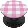 Pink Buffalo Plaid Pattern for Women and Motivo scozzese di bufalo rosa per donne e ragazze PopSockets PopGrip Adesivo