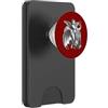 Demonique Tees and Ars Goetia Demon Gift Carattere alato demoniaco cavalcando un drago a due teste ritagliato PopSockets PopWallet per MagSafe