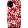 generic Custodia per iPhone 11 Design floreale da giardino con giglio rosa