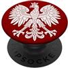 POLISH EAGLE APPAREL Emblema polacco con simbolo dell'aquila della Polonia PopSockets PopGrip Adesivo