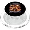 Powered By Apple Pie Dessert Lover Funny Alimentato da Apple Pie Dessert Lover Funny PopSockets PopGrip per MagSafe