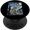 Starry Wildlife Art Koala Bear Notte stellata van Gogh Art Painting PopSockets PopGrip Adesivo
