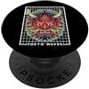 Hannya Oni Mask Aesthetic By TW Maschera giapponese del diavolo Hannya giapponese Oni Grid Yokai Oni PopSockets PopGrip Adesivo