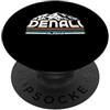 Alaska State US National Park Alaskan AK Parco nazionale di Denali Montagne dell'Alaska Escursionismo PopSockets PopGrip Adesivo