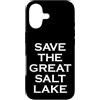 The Great Salt Lake Is Drying Up Custodia per iPhone 17 L'attivista per la conservazione dell'acqua dello Utah salva il grande lago salato