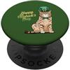 Bengal Kitten Lover PS Felice giorno di San Pawtrick - Bengala San Patrizio zampa PopSockets PopGrip Adesivo
