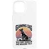Dog Father Gamer Pup Lover Custodia per iPhone 15 Gioco Cane Papà Vittoria Schermo E Scodinzolante Code