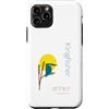 Geo Critter Collective - minimalist crea Custodia per iPhone 11 Pro Design artistico minimalista con martin pescatore geometrico