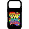 Proud Ally Free Dad Hugs Tees Custodia per iPhone 17 Pro Max Mese dell'orgoglio alleato LGBTQIA+ Gratis Dad Hugs