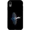 Vision Wormhole future time travel scien Custodia per iPhone XR Aereo da viaggio nel tempo
