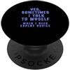 Funny Talk To Myself Sì, a volte parlo da solo quando ho bisogno di consigli di un esperto PopSockets PopGrip Adesivo