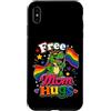 Proud Ally Free Mom Hugs Dinosaur Tees C Custodia per iPhone XS Max Gratis Mom Hugs LGBTQIA+Ally Pride Month Dinosaur