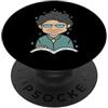 Granny Grandma Love Family Food roots Co La nonna legge un libro PopSockets PopGrip Adesivo