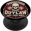 Grunge Garage Motorhead Truck Fan Graphi Powerstroke Outlaw Diesel Skull Graphic Veloce Forte Sporco PopSockets PopGrip Adesivo