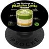 JapanbyAxis1 Matcha Latte anatomia giapponese bevanda illustrazione d'arte PopSockets PopGrip Adesivo