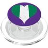 Ptera: A Nigeria Flag for Proud Nigerian Bandiera Nigeria Piccola per Orgogliosi Tifosi Nigeriani PopSockets PopGrip per MagSafe