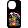 Proud Ally Free Mom Hugs Dinosaur Tees C Custodia per iPhone 15 Pro Gratis Mom Hugs LGBTQIA+Ally Pride Month Dinosaur