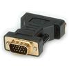 Roline Adattatore DVI-VGA VGA DVI-I Nero - ADATTATORE CAVO VGA DVI-I Maschio Femmina Nero 16 x 40 x 55 mm