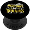 Field And Forest Hunting Gear Disordinato Panini E Cervi Ciechi Whitetail Hunter PopSockets PopGrip Adesivo