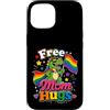 Proud Ally Free Mom Hugs Dinosaur Tees C Custodia per iPhone 15 Gratis Mom Hugs LGBTQIA+Ally Pride Month Dinosaur