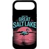 Visit Utah's Great Salt Lake Custodia per iPhone Air Visita Il Grande Lago Salato Flamingo Rosa Utah Tramonto Turista