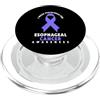 Periwinkle Esophageal Cancer Awareness A Indosso pervinca per la consapevolezza del cancro esofageo PopSockets PopGrip per MagSafe