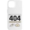 404 Motivation Not Found Funny Tech Meme Custodia per iPhone 14 404 Motivazione non trovata Umorismo retrò su Internet