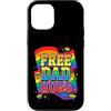 Proud Ally Free Dad Hugs Tees Custodia per iPhone 12/12 Pro Mese dell'orgoglio alleato LGBTQIA+ Gratis Dad Hugs