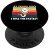 22 Years Birthday Merch 22° compleanno 22 anni fa ero il compleanno più veloce PopSockets PopGrip Adesivo