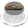 Drip Z M1 Abrams Tank Retro Tramonto Grafica PopSockets PopGrip per MagSafe