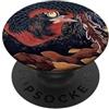 RelaxArtWorld Phoenix di Katsushika Hokusai PopSockets PopGrip Adesivo