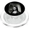 There is Motion at Your Front Door Funny Porta d'ingresso Monna Lisa Leonardo da Vinci Motion PopSockets PopGrip per MagSafe