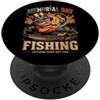 Vapor Helm Pesca Umorismo Sonnellini Cattura Patriota PopSockets PopGrip Adesivo