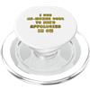 Amateur Radio Divertente vintage I use Re-Morse Code To Send Apologies In CW PopSockets PopGrip per MagSafe