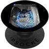 There is Motion at Your Front Door Funny Alpha Wolf Sigma Wolf Motion Porta anteriore Lone Wolf PopSockets PopGrip Adesivo