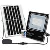 Aigostar Faro Led 100W Nero con pannello solare IP66 RGB Dimmerabile con telecomando e crepuscolare Aigostar