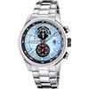 Festina Orologio Uomo Analogico in Acciaio Inossidabile 316L Argentato - Movimento al Quarzo - Cronografo - Calendario - Vetro Minerale Resistente - Impermeabile 10 ATM F20694/2 Timeless Chronograph