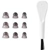 Gosknor 9 Pezzi di Punta per Apparecchi Acustici, Cupole per Apparecchi Acustici in Silicone con Spazzola per la Pulizia Accessori per Apparecchi Acustici di 3 Dimensioni per Resound
