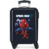 JOUMMA BAGS Valigia da Cabina Rigida Spiderman Action 55cm Blu