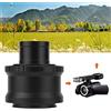 Tbest 7A II T2 Ring, 1.25 Telescope Adapter T2, Telescope, T2-Nex Metal 1.25 Inch Telescope Mount Anello Adattatore per Adattarsi Alla Fotocamera Nex E Mount
