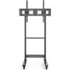 Techly Supporto TV mobile 50-90" 70 kg con ripiano AV