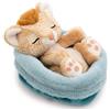 NICI Peluche leone nel cestino blu NICI GREEN