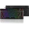 Cutesliving ROG Falchion Ace 75 HE - Tastiera da gioco con interruttori magnetici HFX V2X sostituibili a caldo, interruttore a scatto rapido, frequenza di polling 8000 Hz, rotella di regolazione, pannello touch